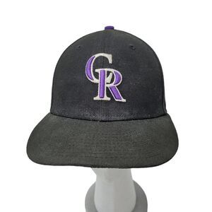 Vintage New Era 59 MLB Colorado Rockies Fitted Hat Cap
